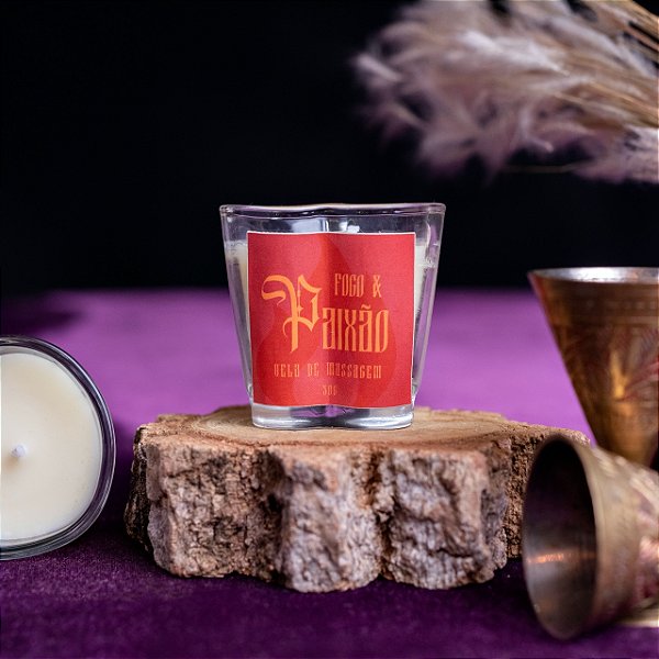 VELA DE MASSAGEM FOGO & PAIXÃO