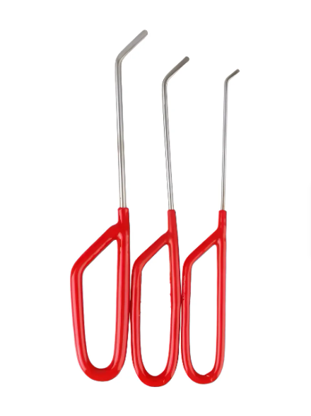 Kit Alavancas 3 Pçs P Martelinho De Ouro Aço Inox