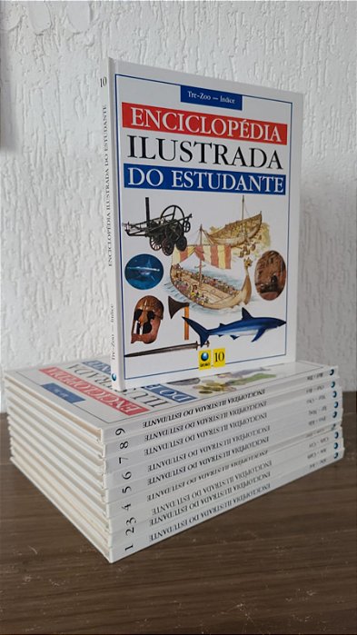 Enciclopédia Ilustrada do Estudante (10 volumes)