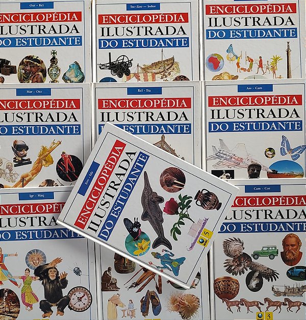 Enciclopédia Ilustrada do Estudante (10 volumes)