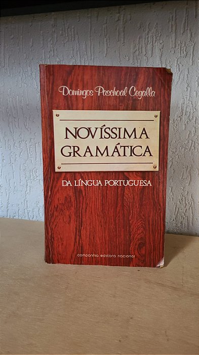 Novíssima Gramática da língua Portuguesa