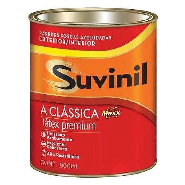 TINTA CLASSICA LATEX PVA BRANCO NEVE 1/4 0,9L SUVINIL