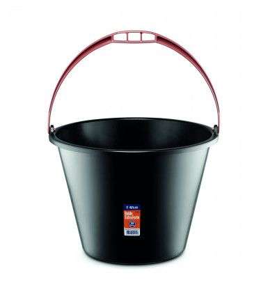 BALDE PLASTICO EXTRA FORTE PRETO ATLAS