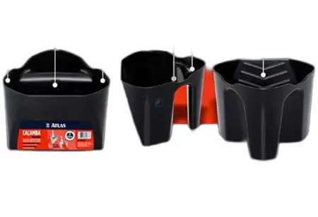 CACAMBA PINTURA 02L PLASTICO ATLAS