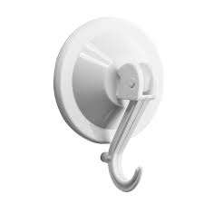 GANCHO PLASTICO BRANCO VENTOSA 1PC 1,0KG ATLAS
