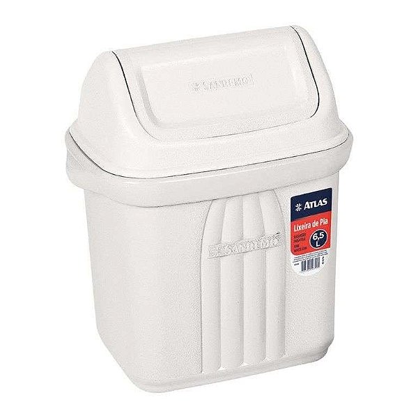 LIXEIRA PIA PLASTICO 6,5L ATLAS