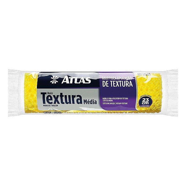 ROLO DE TEXTURA MEDIA DE ESPUMA 23CM ATLAS