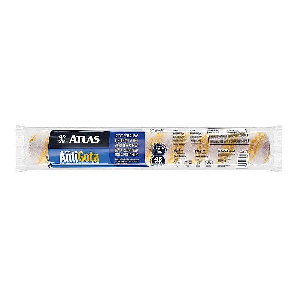 ROLO PINTURA DUPLO ANTIGOTA 10 MM X 46 CM ATLAS