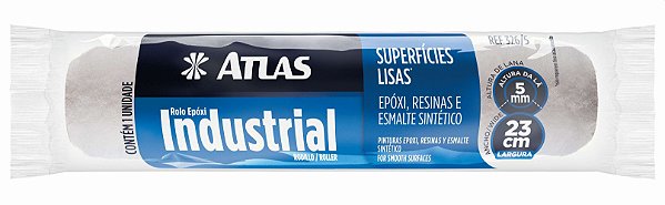 ROLO PINTURA EPOXI INDUSTRIAL 5 MM X 23 CM ATLAS