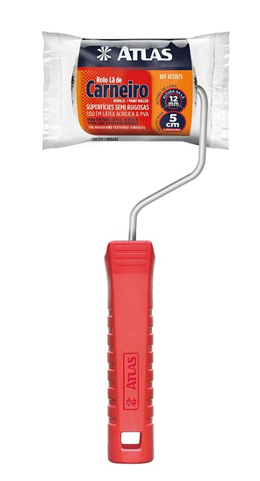 ROLO PINTURA LA 12 MM X 05 CM ATLAS