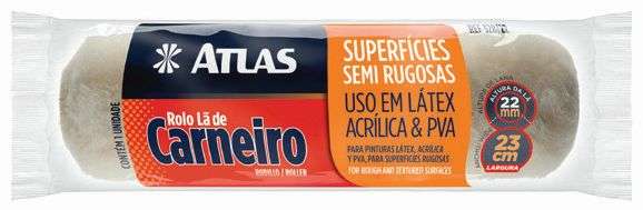 ROLO PINTURA LA 22 MM X 23 CM ATLAS