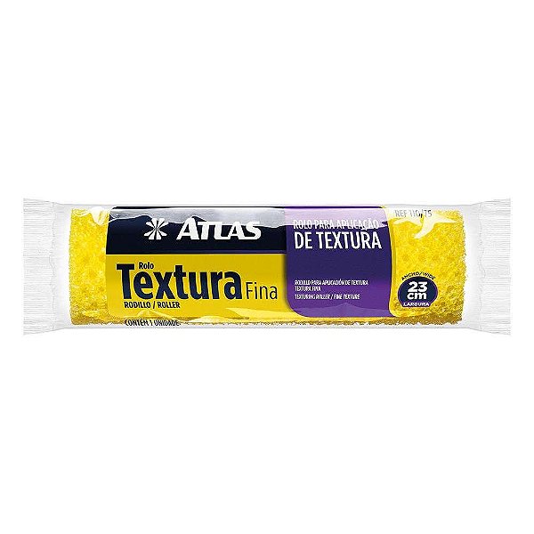 ROLO TEXTURA FINA DE ESPUMA 23CM ATLAS