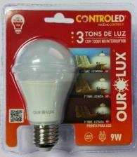 LAMPADA LED BULBO (Z) CONTROLED 3 TONS 9W BIV 6500K