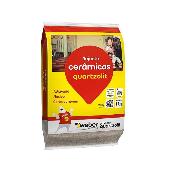 REJUNTE CERAMICAS 1KG PRETO GRAFITE QUARTZOLIT