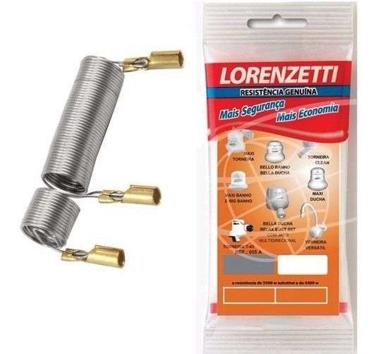 RESISTENCIA MAXI BANHO/MAXI DUCHA/LOREN BELLO/MAXI TORNEIRA 220V 5500W LORENZETTI 055 A