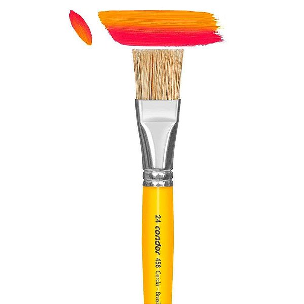 PINCEL ARTISTICO CHATO 04MM CONDOR 456 4