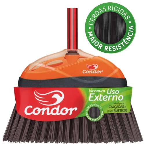 VASSOURA FORTE TIPO PIAÇAVA CONDOR V-52 CCCX N