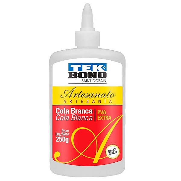 COLA BRANCA PVA EXTRA 250G ARTESANATO TEKBOND