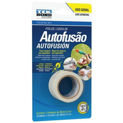 FITA DE AUTOFUSAO 25MMX1M TEKBOND