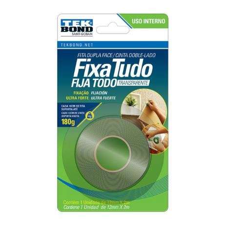 FITA DUPLA FACE TEKBOND ACRILICA INT 12MMX2M TEKBOND