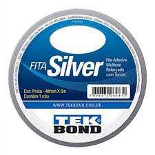 FITA SILVER TAPE PRATA 48MMX5M TEKBOND