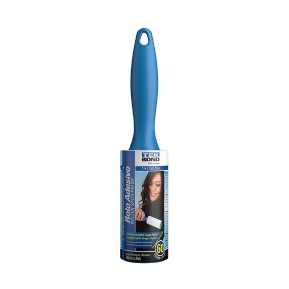 ROLO ADESIVO TIRA PELOS 60 FLS 100MM TEKBOND