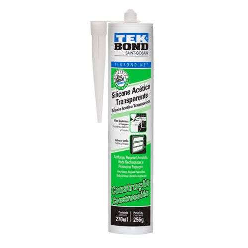 SILICONE ACETICO INCOLOR 256G TEKBOND