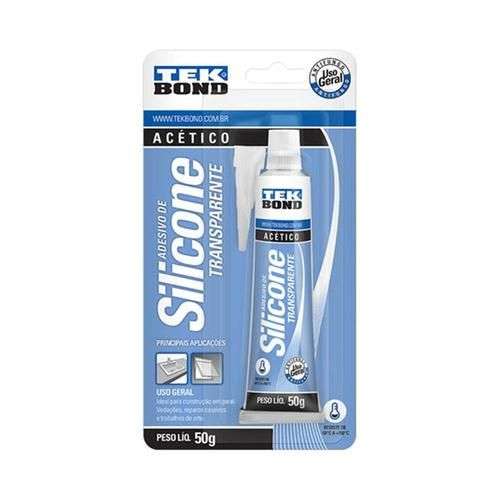 SILICONE ACETICO INCOLOR 50G TEKBOND