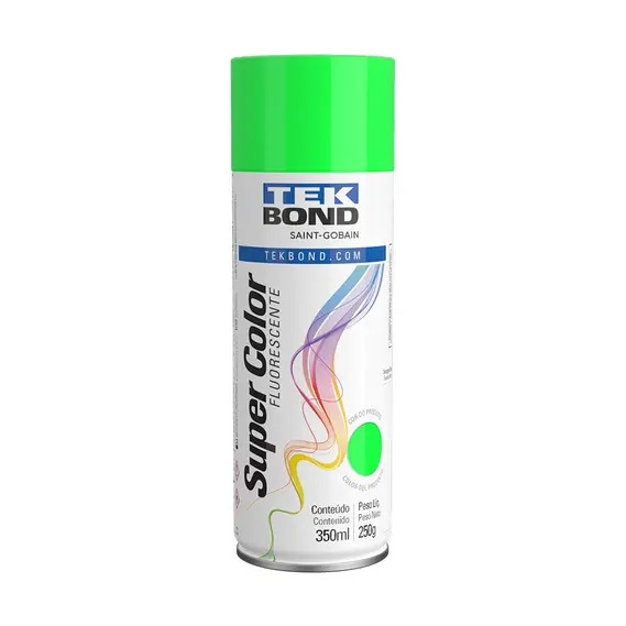 SPRAY TEKBOND VERDE FLUORESCENTE 350 ML/250G