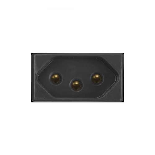 MODULO LIZ/LUX2 TOMADA 2P+T 20A/250V GRAFITE TRAMONTINA