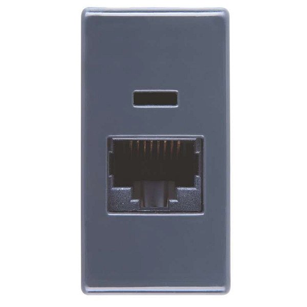 MODULO LIZ /LUX  RJ11 TELEFONE GRAFITE TRAMONTINA