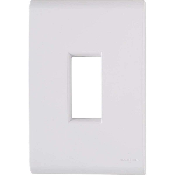 PLACA LIZ 4X2 1P VERTICAL BRANCO TRAMONTINA