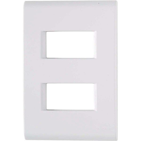 PLACA LIZ 4X2 2P AFASTADAS BRANCO TRAMONTINAA