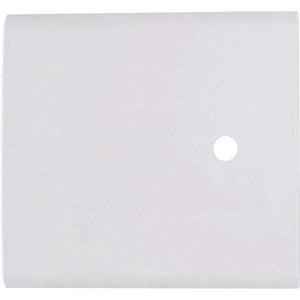 PLACA LIZ 4X4 1 FURO 9,5MM BRANCO TRAMONTINA