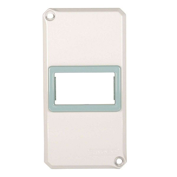 TAMPA CONDULETE 1" 1P HORIZONTAL MODULO LIZ/LUX S/P TRAMONTINA