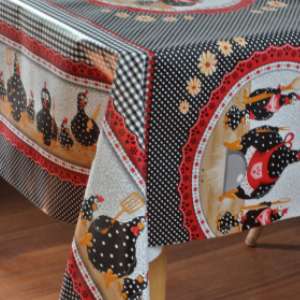 TOALHA MESA MAXTERM GALINHA GOURMET 1,40M X METRO PLASTCO