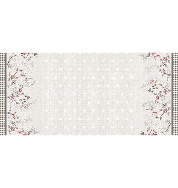 TOALHA MESA PRIME 0,32MM JARDIM FLORIDO 1,37M X METRO KAPAZI