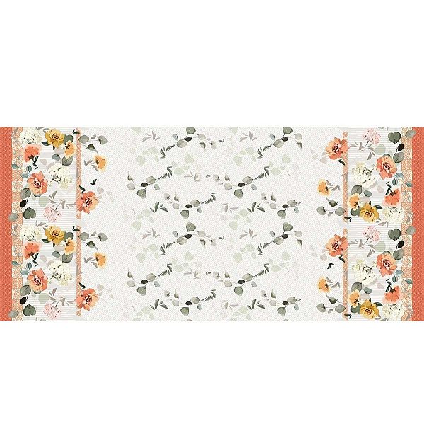 TOALHA MESA PRIME 0,32MM PRIMAVERA 1,37M X METRO KAPAZI