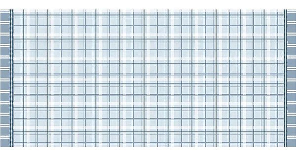 TOALHA MESA PRIME 0,32MM XADREZ AZUL 1,37M X METRO KAPAZI