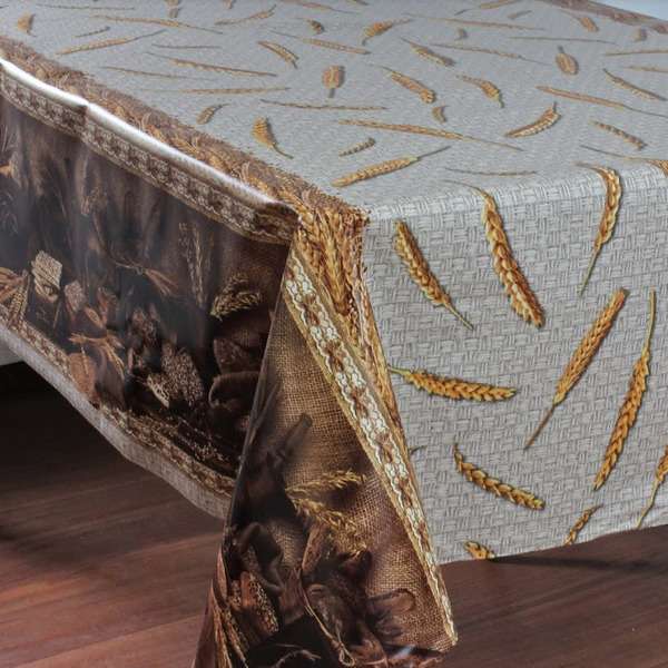 TOALHA MESA SUPER TERMICA TRIGO 1,40M X METRO PLASTCO