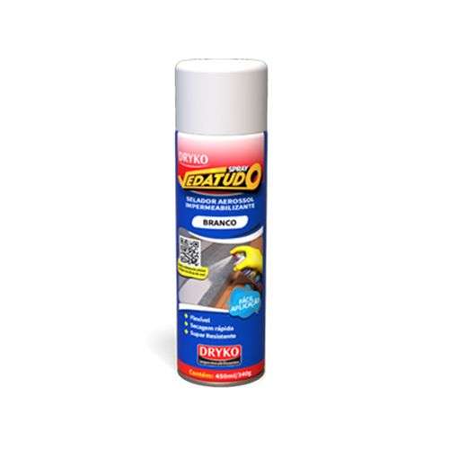 SPRAY VEDATUDO IMPERM. BRANCO 400ML DRYKO