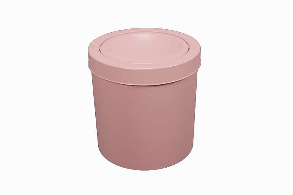 CESTO MULTIUSO C/TAMPA BASCULANTE 6L ROSE ASTRA