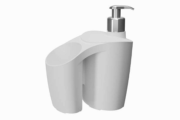 PORTA DETERGENTE C/ VALVULA PUMP BRANCO ASTRA PDTP*BR1