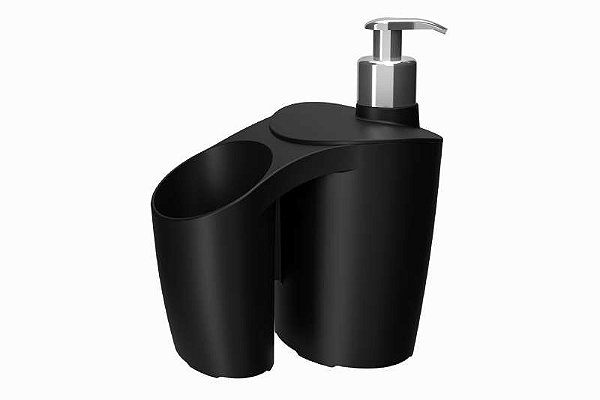 PORTA DETERGENTE C/ VALVULA PUMP PRETO ASTRA PDTP*PR1