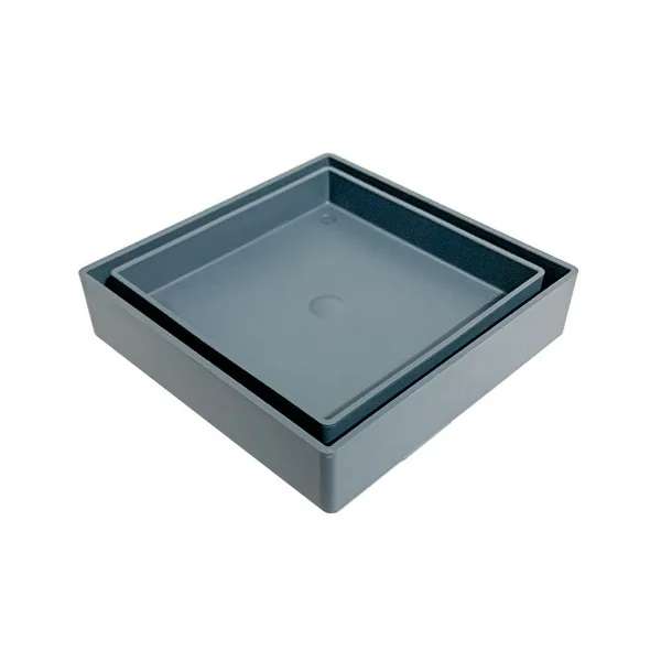 RALO OCULTO QUADRADO 10X10 CINZA ASTRA RO10*CZ