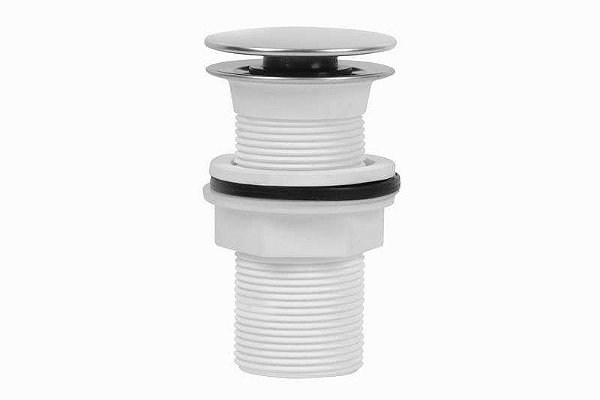 VALVULA TANQUE 1.1/4 CLICK C/ CAPA INOX ASTRA