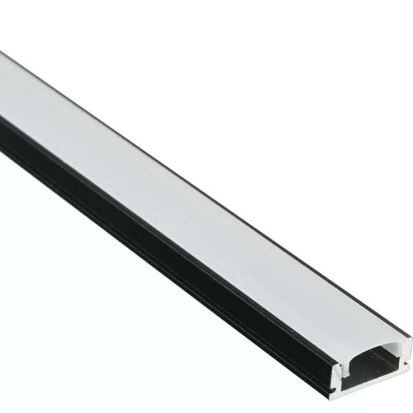 PERFIL LED SOBREPOR 3 METROS 17 X 7MM PRETO ALUMARK
