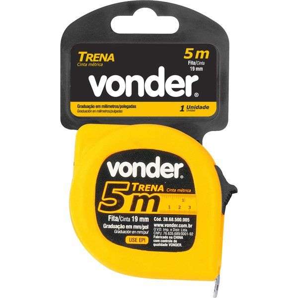 TRENA ACO 5M X 19MM ECONOMICA VONDER