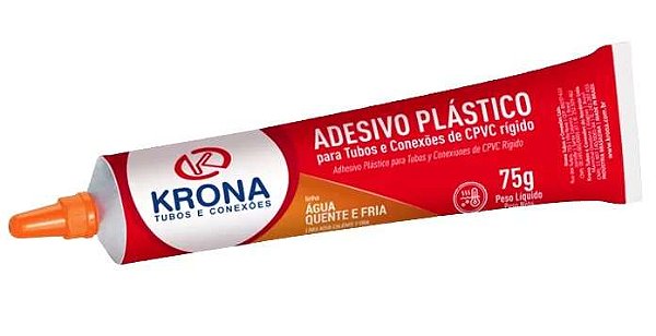 COLA TUBO PVC CPVC AGUA QUENTE (B) 75G KRONA
