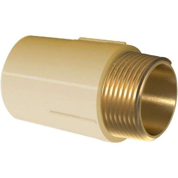 CONECTOR MACHO CPVC AGUA QUENTE 22MMX1/2"